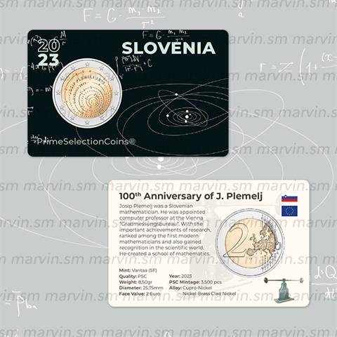   2 euro - Josip Plemelj - Slovenia - 2023 - PSC 
