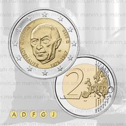 2 Euro - Konrad Adenauer - Germany - 2026 - UNC