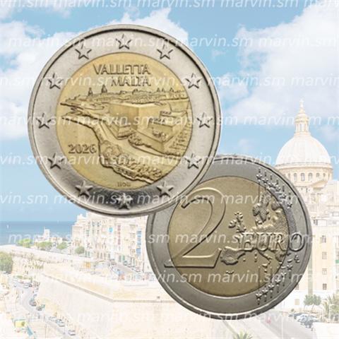   2 Euro - La Valletta - Malta - 2026 - UNC 