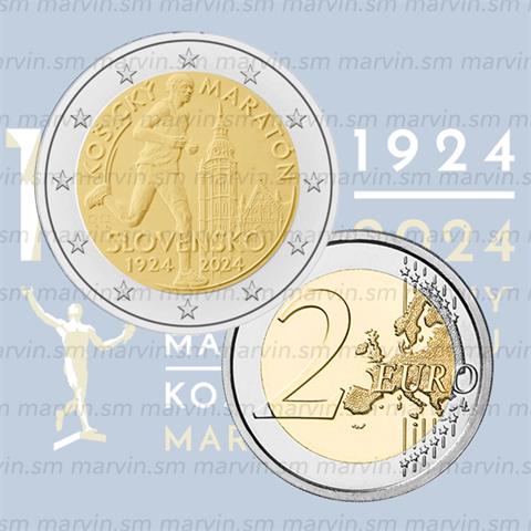  2 euro - Maratona di Kosice - Slovacchia - 2024 - UNC 