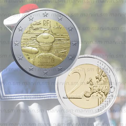  2 euro - National Navy - France - 2026 - UNC 