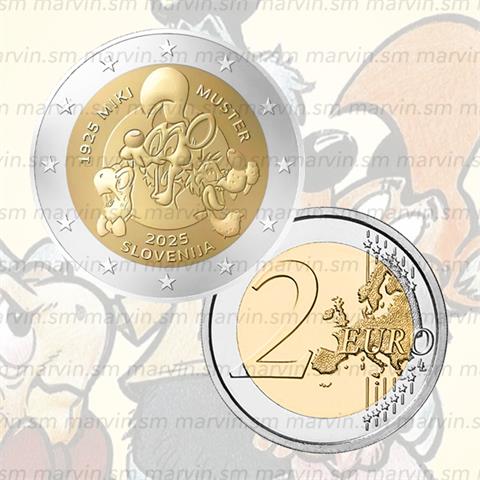  2 Euro - Miki Muster – Slovenia - 2025 – UNC 