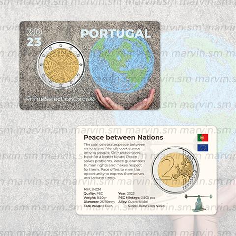  2 euro - Pace tra le Nazioni - Portogallo - 2023 - PSC 