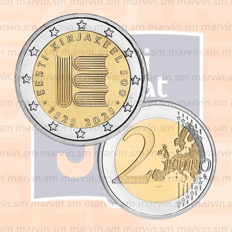  2 Euro - Primo Libro - Estonia - 2025 - UNC 