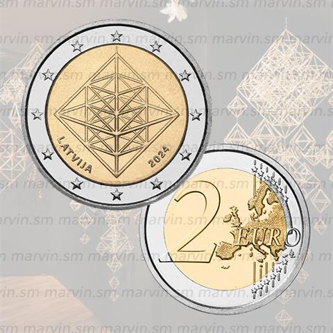  2 euro - Puzuris - Lettonia - 2024 - UNC 