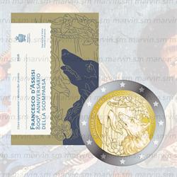 2 euro saint francis from assisi san marino 2026 unc