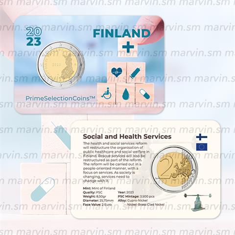  2 euro - Servizi Sociali e Sanitari - Finlandia - 2023 - PSC 