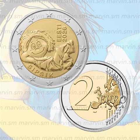  2 Euro - Sipsik - Estonia - 2026 - UNC 