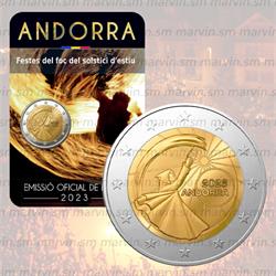 2 euro solstizio destate andorra 2023 fdc