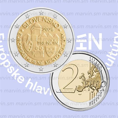   2 Euro - Trencín - Slovacchia - 2026 - UNC 