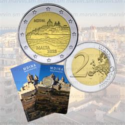 2 Euro - Mdina - Malta - 2025 - Coincard - BU