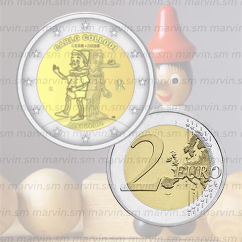  2 Euro – Pinocchio – C. Collodi – Italia – 2026 – UNC 