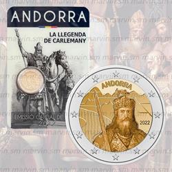 2 euro carlo magno andorra 2022 fdc