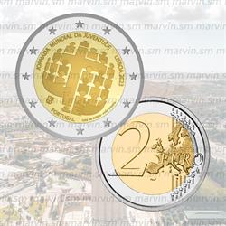 2 euro giornata mondiale della gioventu portogallo 2023 unc