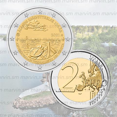  2 euro - Isole Aland - Finlandia - 2021 - UNC 