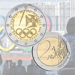 2 euro olimpiadi tokyo portogallo 2021 unc
