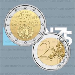2 euro - ONU - Portogallo - 2020 - UNC