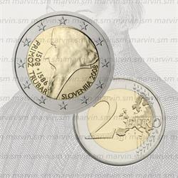 2 euro - Primoz Trubar - Slovenia - 2008 - UNC