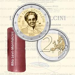 2 euro - Rita Levi Montalcini - Italia - 2024 - Rotolino - UNC