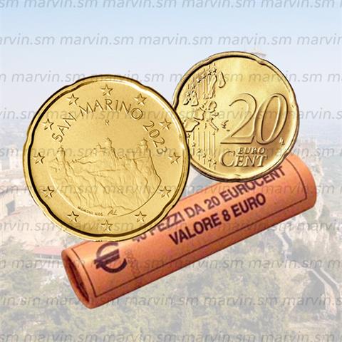  20 cent - San Marino - 2023 - Rotolino - UNC 
