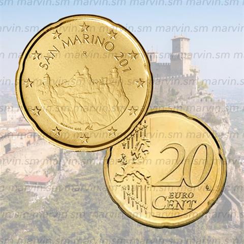  20 cent - San Marino - 2018 - Moneta Circolante 