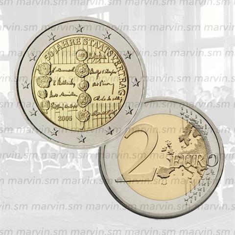  2 euro - Trattato di Stato austriaco - Austria - 2005 - BU 