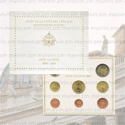Serie Euro - Sede Vacante - Vaticano - 2005 - FDC