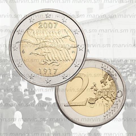  2 euro - Indipendenza - Finlandia - 2007 - UNC 