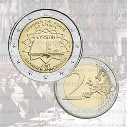 2 euro - Trattato di Roma - Grecia - 2007 - UNC