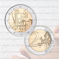 2 euro - Nascita di Louis Braille - Italia - 2009 - UNC