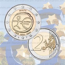 2 euro - Anniversario EMU - Malta - 2009 - UNC