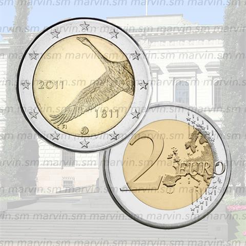  2 euro - Banca Suomen Pankki - Finlandia - 2011 - UNC 