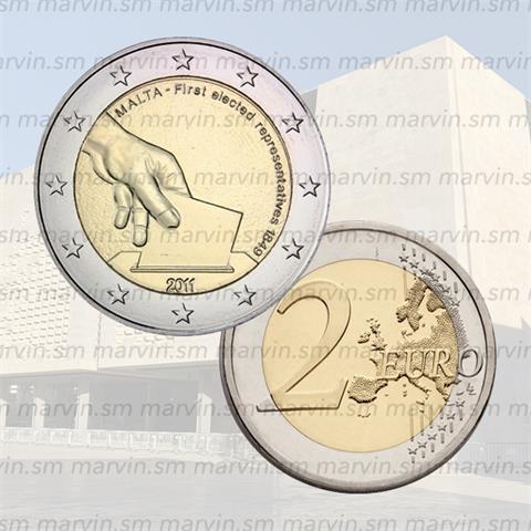  2 euro - Storia Costituzionale - Malta - 2011 - UNC 