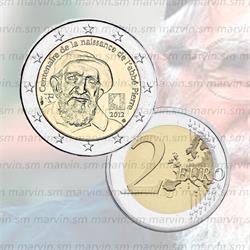 2 euro - Abbé Pierre - Francia - 2012 - UNC