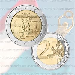 2 euro - Granduchi  - Lussemburgo - 2012 - UNC