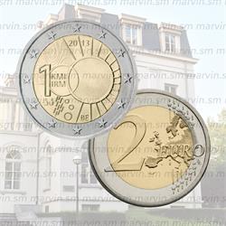 2 euro - Istituto di Meteorologia Reale - Belgio - 2013 - UNC
