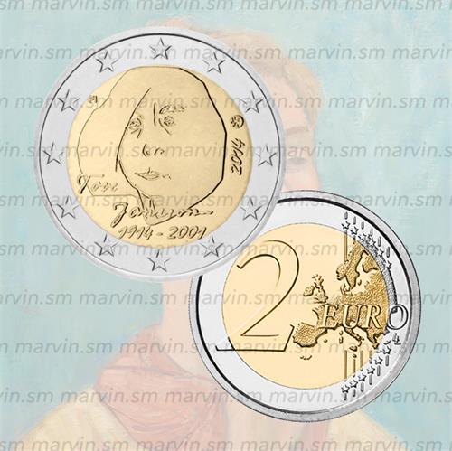 2 euro - Georg Henrik von Wright - Finlandia - 2016 - UNC