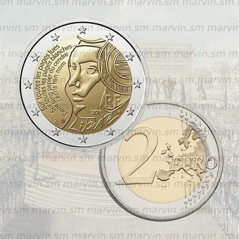  2 euro - Feast of the Federation - France - 2015 - UNC 