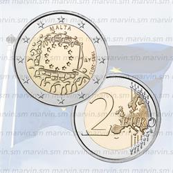 2 euro - Bandiera UE - Malta - 2015 - UNC