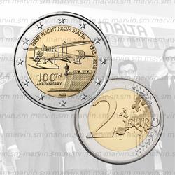 2 euro - Primo Volo - Malta - 2015 - UNC