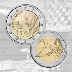 2 euro - PAUL KERES - Estonia - 2016 - UNC
