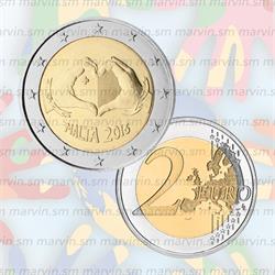 2 euro - Nazioni Unite - Malta - 2022 - Coincard - FDC