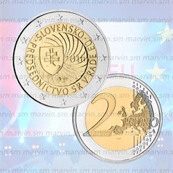 2 euro - Presidenza al Consiglio dell'UE - Slovacchia - 2016 - UNC