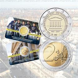 2 euro - Università di Gant - Belgio - 2017 - Blister - FDC