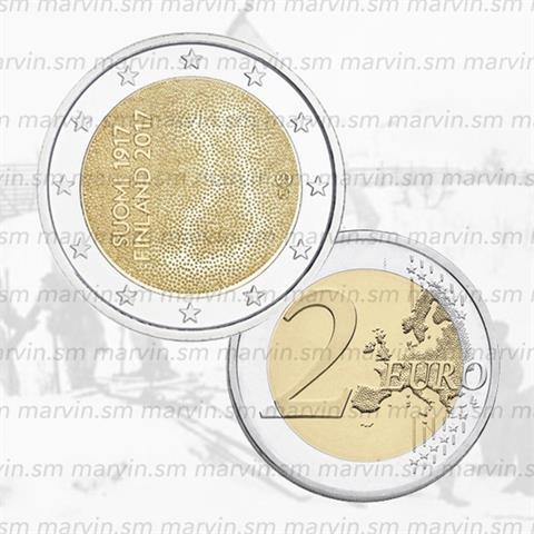  2 euro - Independence - Finland - 2017 - UNC 