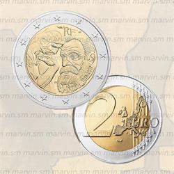2  euro - Auguste Rodin - Francia - 2017 - UNC