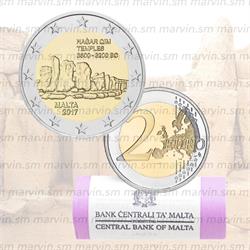 2 euro - Hagar Qim - Malta - 2017 - Rotolino - UNC