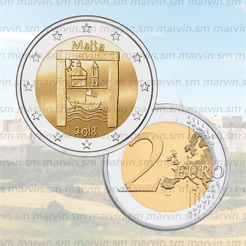  2 euro - Patrimonio Culturale - Malta - 2018 - UNC 