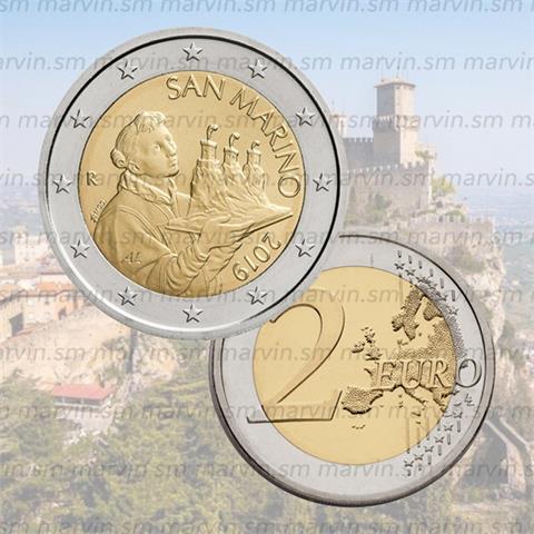   2 euro - San Marino - 2019 - UNC 
