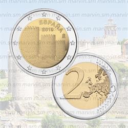 2 euro - Muraglia di Ávila - Spagna - 2019 - UNC